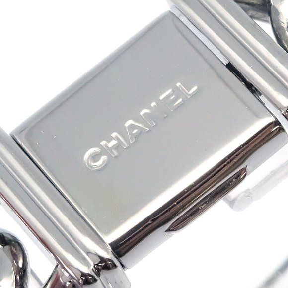 Auth Chanel Premiere Ladies Quartz Watch #L Silver - Picture 3 of 9